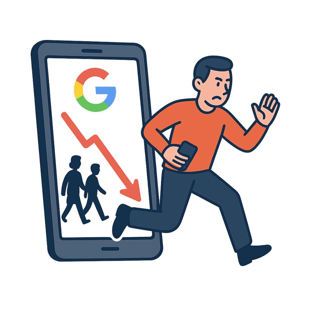 Mobile users abandon ship